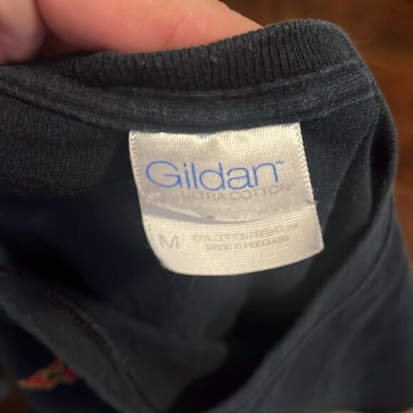 Y2K Bela Fleck Thrown Down Your Heart Black Graphic Shirt - Picture 7 of 7